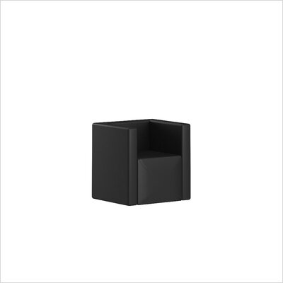 Sessel ellegance schwarz schraeg